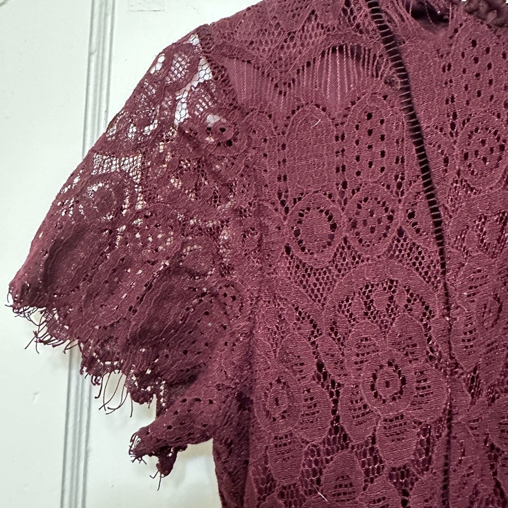 SOLD Altard State Maroon Dress - Picture 5 of 5